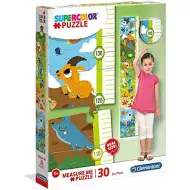 Süße Tierchen Wandmaßstab 30-teiliges Puzzle - Clementoni