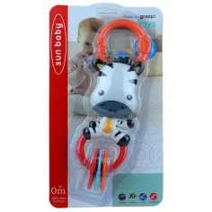 Sun Baby: Fröhliches Zebra BPA-freie Babyrassel Bild 4