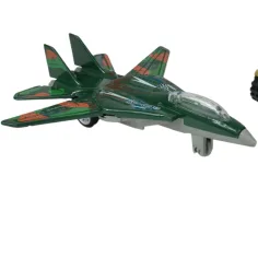 Super Army: Militärspielset mit Fahrzeugen aus Metall und Schwungradflugzeug in zwei Varianten Bild 5