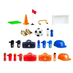 Supergoal WM-Schuhkapsel-Überraschung mit einer 7 cm großen Fußballspielerfigur und weiterem Zubehör Bild 3