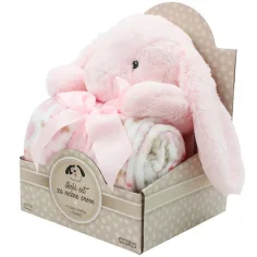 SweetDreams: Decke und Plüschhase in Rosa Bild 2