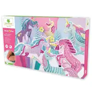 Sycomore Stickn Fun Einhorn großes Mosaikbild-Set