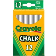Tafelkreide 12 Stück weiß - Crayola