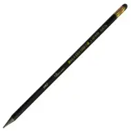Tesoro schwarz-gold holzfreier Bleistift mit Radiergummi