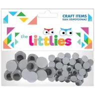 The Littlies: Kunststoffaugen 40er-Set in den Größen 20x15mm und 20x20mm
