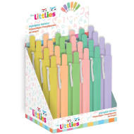 The Littlies pastellfarbener Textmarker, in verschiedenen Ausführungen, 1 Stück