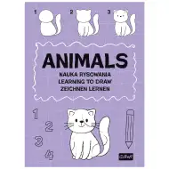 Tiere Schritt für Schritt zeichnen – Beschäftigungsheft von Trefl