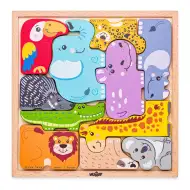 Tierform-Puzzle aus Holz - Woodyland