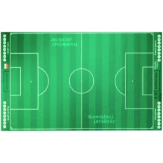 Tischfußballfeld 55x90cm, im Aufbewahrungskoffer mit Geschenk-Teamaufkleberset Bild 2