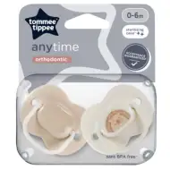 Tommee Tippee: Anytime 2-teiliges orthodontisches Schnuller-Set in verschiedenen Ausführungen (0–6 Monate)