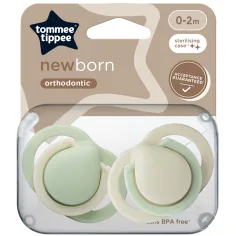 Tommee Tippee: Newborn Neugeborenen-Schnuller 2er-Set in verschiedenen Ausführungen (0–2 Monate)