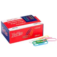 Topfirs M28 Bunte Büroklammern 28mm 100 Stück