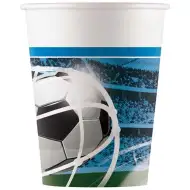 Torjubel Fußball-Pappbecher 8er-Set 200ml