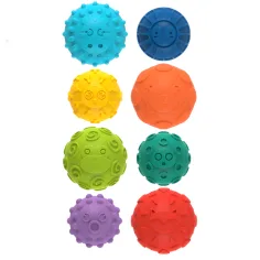 Touchball: 8-teiliges Ballset zur Förderung des Tastsinns Bild 2