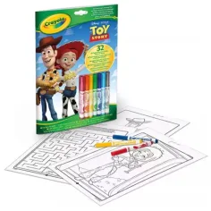 Toy Story 5: Ausmal- und Beschäftigungsheft mit Filzstiften