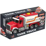 ToyStar Treibstofftankwagen in Rot mit Licht- und Soundeffekten, 36 cm