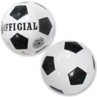 Traditioneller Kunstleder-Fußball 23cm