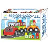 Traktor-Baukasten mit Zahlen und Buchstaben