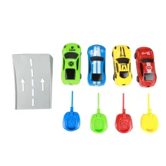 Turbo Racers Sportwagen mit Abschussvorrichtung, verschiedene Farben, 1 Stück Bild 2