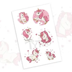 TyToo: Einhorn-Tattoo-Aufkleber Bild 2