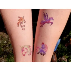TyToo: Glitzer-Tattoo Schablonen-Set Pferde und Ponys, 25 Stück Bild 5