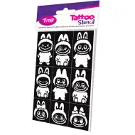 TyToo: Labubu Glitzertattoo-Set, 9 Stück