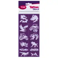 TyToo: Power Pack Glitzertattoo-Schablonen-Set für Jungen
