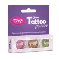 TyToo: Rosa, Gold und Champagnerfarbener Glitzer-Set 3x2,5ml