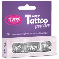 TyToo: Silberfarbener Glitzer-Set 3x2,5ml