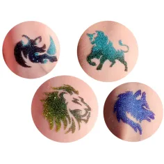 TyToo: Wildtiere Glitzertattoo Schablonenset 22 Stück Bild 2