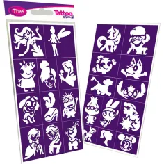 Tytoo: MagicToon Schablonenset, 23-teilig