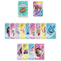 UNO Junior: Gabys Puppenhaus Kartenspiel – Mattel Bild 3