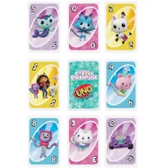 UNO Junior: Gabys Puppenhaus Kartenspiel – Mattel Bild 4