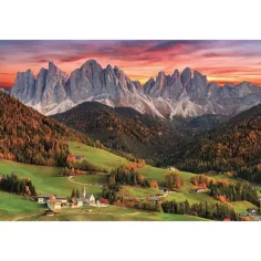 Val Di Funes, Italien HQC Puzzle 2000 Teile - Clementoni Bild 2