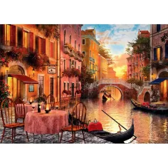 Venezianisches Abendessen 1500-teiliges HQC Kompakt-Puzzle - Clementoni Bild 2