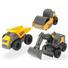 Volvo Arbeitsmaschinen 3er-Set in zwei Varianten - Dickie Toys Bild 2