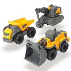 Volvo Arbeitsmaschinen 3er-Set in zwei Varianten - Dickie Toys Bild 3