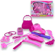 Vouge Girl: 12-teiliges Schönheitset mit Friseurbedarf, Telefon und Ohrringen