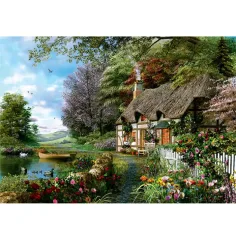 Waldhäuschen 1000-teilige Puzzle Bild 2