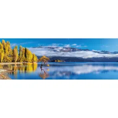 Wanakas goldene Spiegelung 1000-teiliges HQC-Panoramapuzzle - Clementoni Bild 2