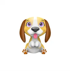 Washy Friends: Color Reveal planschender Beagle-Welpe mit Badewanne und Zubehör Bild 3