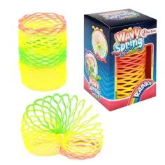 Wavy Regenbogenfarbener Treppenläufer Bild 2
