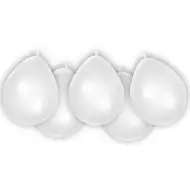 Weißer Latexballon 8er-Set
