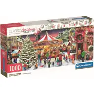 Weihnachtsdorf Panorama-Puzzle mit 1000 Teilen – Clementoni