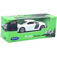 Welly: Audi R8 V10 weißes Spielzeugauto Modell 1/64