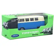 Welly: Volkswagen T1 blaues Metallmodellauto 1:64