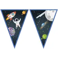 Weltraumabenteuer-Party-Wimpelkette 230 cm
