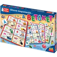 Wir lernen die Buchstaben spielerisch kennen Gesellschaftsspiel.