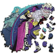 Wood Craft: Disney Bösewichte 500+5-teiliges Premium-Holzpuzzle - Trefl Bild 2