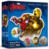 Wood Craft: Marvel Avengers - Iron Man 160-teiliges Premium-Holzpuzzle - Trefl